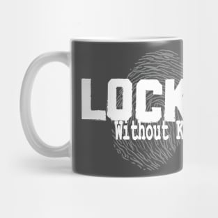 Locks Without Keyes with Print (White) Mug